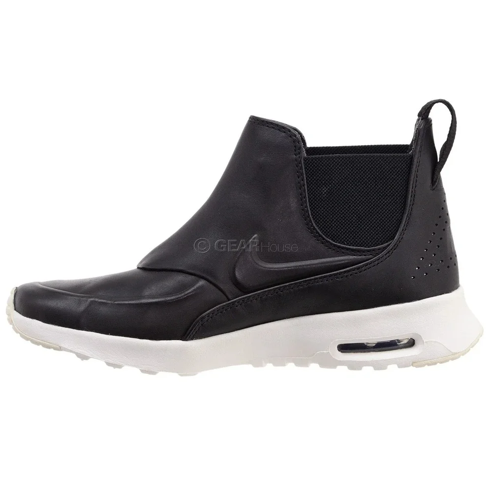 Nike Air Max Thea Mid Womens Size 11 Shoes Ankle Boots Black Leather  - NEW_2